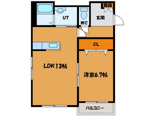 Casa tokitouの物件間取画像